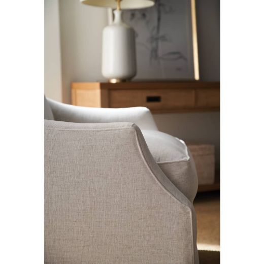 Picture of Quick Ship Kara Swivel Glider Chair in Nomad Snow